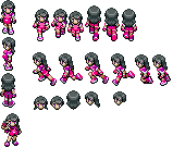 Pokemon Ranger Sprite set, Rae by Wolf-Prince-Leon on DeviantArt