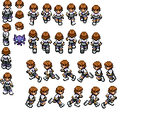 Pokemon Ranger Sprite set, Martin by Wolf-Prince-Leon on DeviantArt
