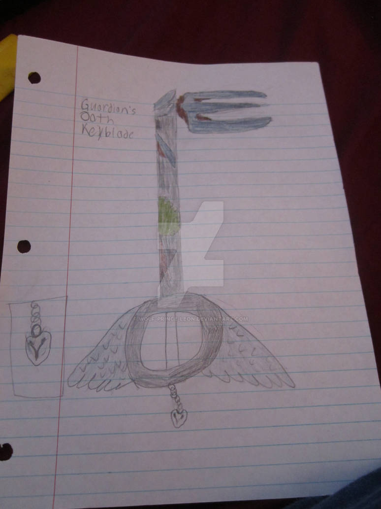Guardian Keyblade Guardian's Oath Keyblade by Wolf-Prince-Leon on DeviantArt