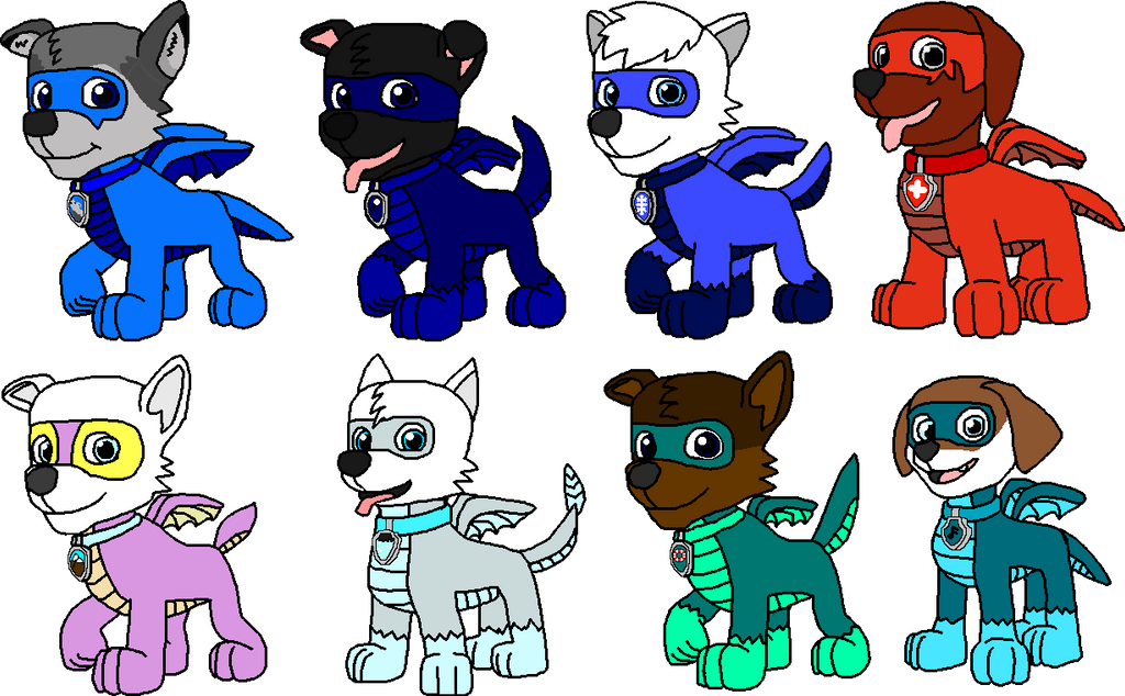 Paw Patrol Outfits: Halloween Dragons by Wolf-Prince-Leon on DeviantArt