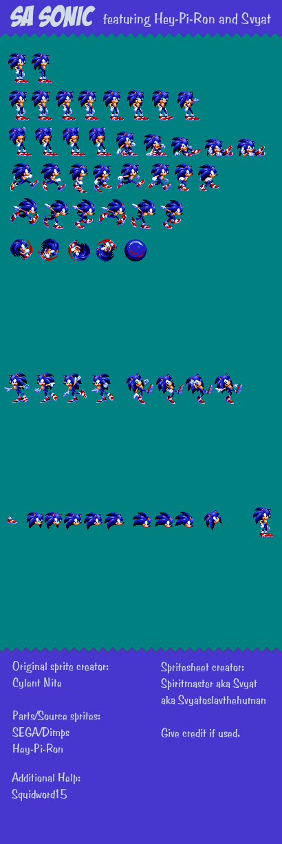 sonic 2 C.A22 Sonic sprites : r/SonicTheHedgehog