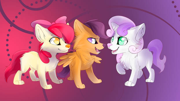 Cutie Mark Crusaders wolf wallpaper