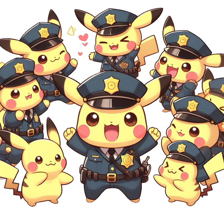 Policia Pikachu by HimawariNamikaze on DeviantArt