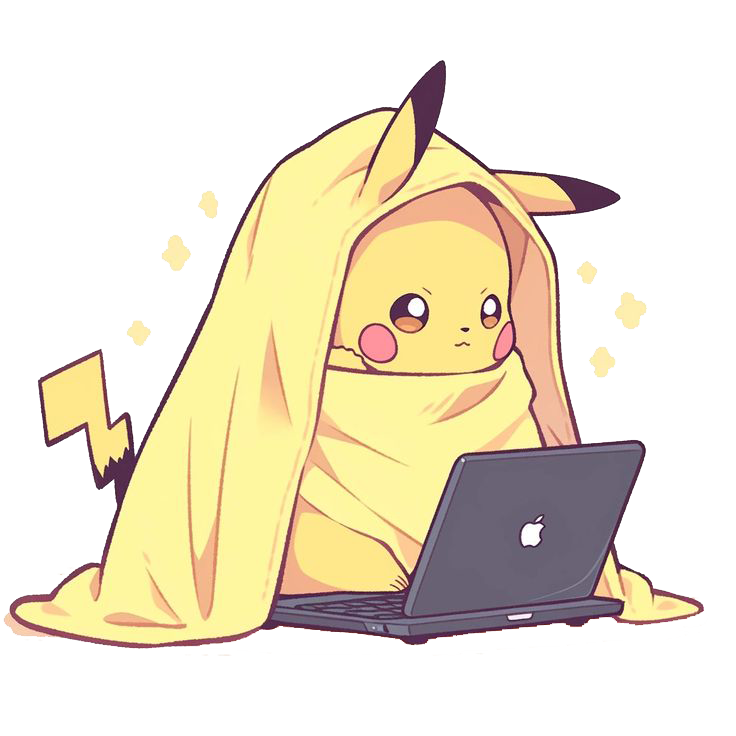 Pikachu Using Computer Pikachu con un ordenador by HimawariNamikaze on DeviantArt