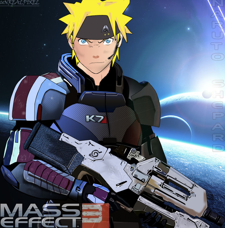 -Cross- Naruto in Mass Effect3