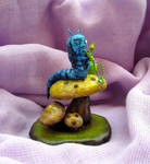 The Hookah Smoking Caterpillar by halismi
