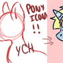 50 point Pony Icon YCH [CLOSED]