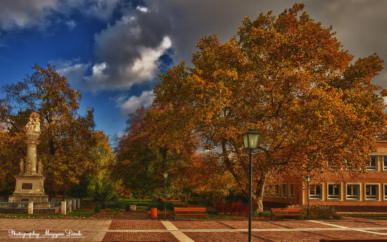 The morning of October. HDR- picture.