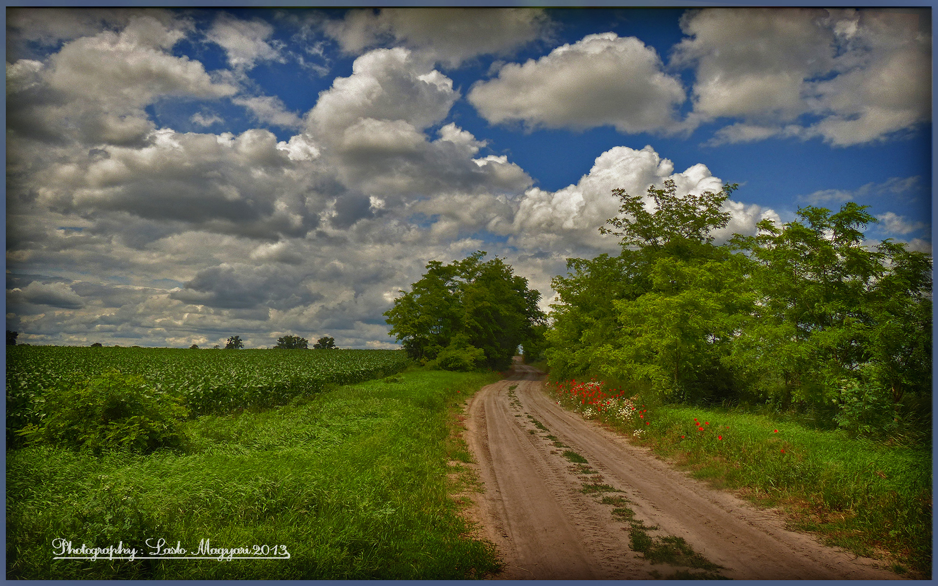 Hungarian landscapes.   HDR-picture