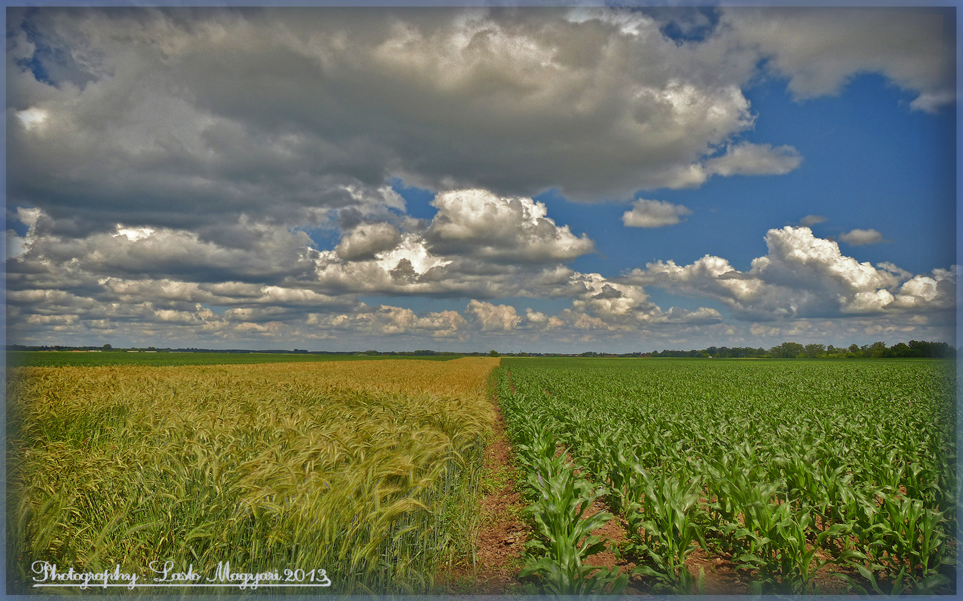 Hungarian landscapes.   HDR-picture