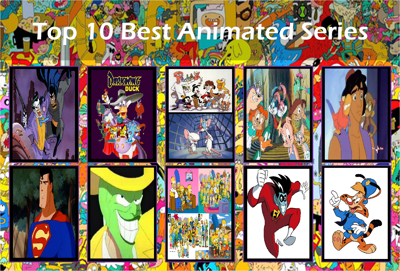 Hvornår maksimum forretning My Top 10 Best Animated Series (90s version) by cartoonsbestever on  DeviantArt