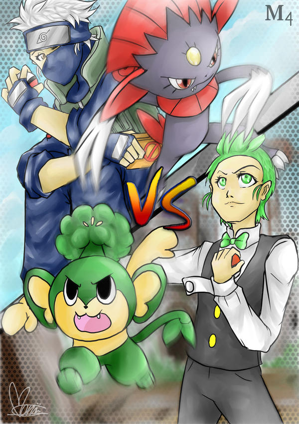 Pokemon Battle: Cilan VS Kakashi