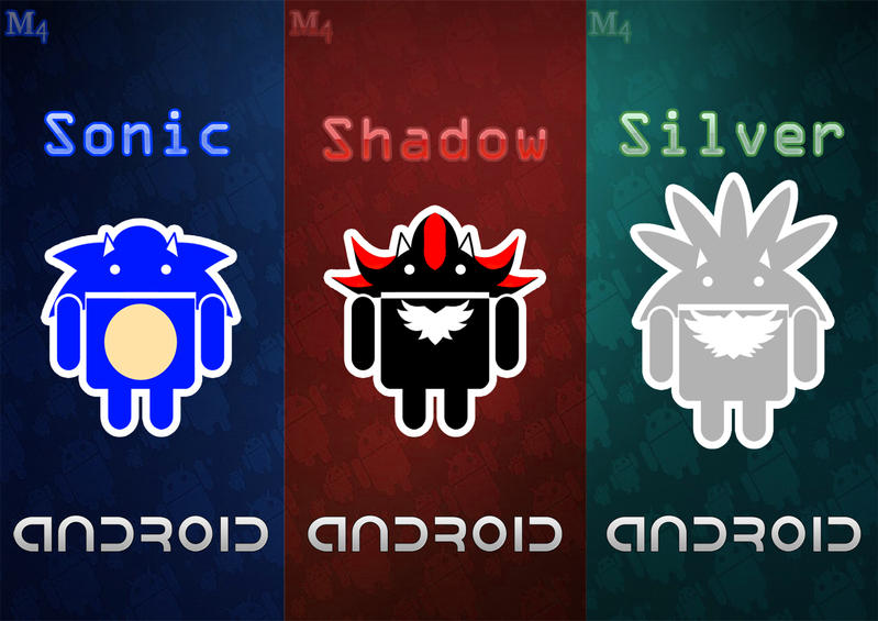 Android Sonic Sonic Shadow Silver ANDROID by Marini4Art on DeviantArt