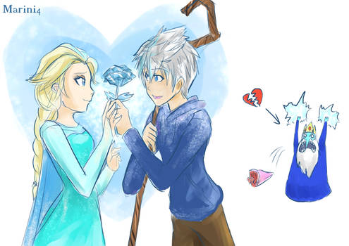 Quick Draw: I Support Jack Frost love Elsa LOL