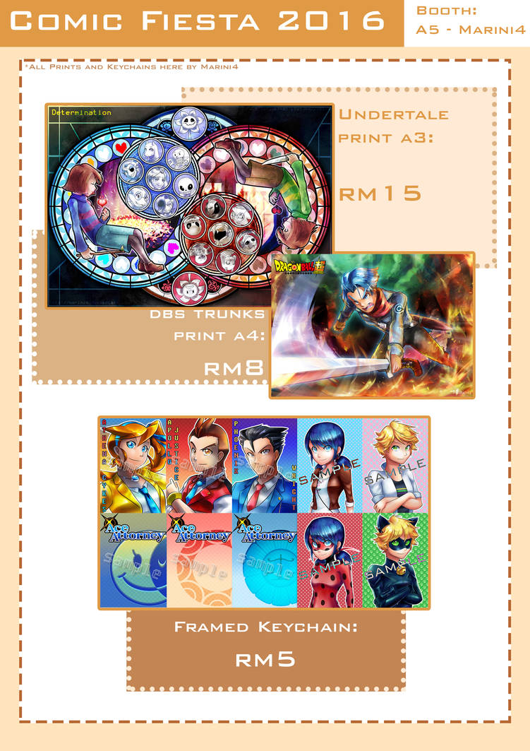 I Open A Booth At Comic Fiesta 2016 Update By Marini4 On Deviantart