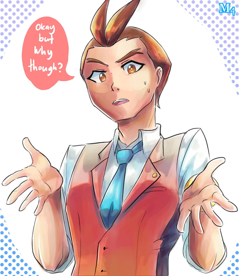 Apollo Justice - Why Though by Marini4Art on DeviantArt