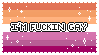 Im Fucking Gay Lesbian Vers 2 by crystalstamps