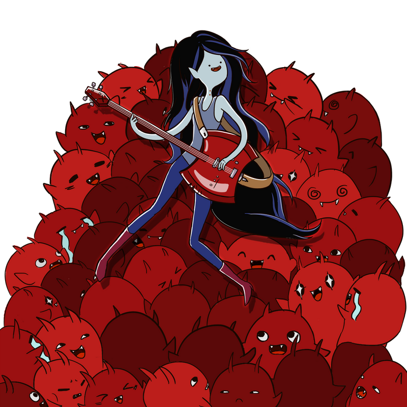 Marceline Crowd Surfing