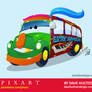 Pixart Electric Mayhem Bus