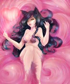 Charm'd - Ahri LoL Fanart