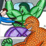 Hulk Tickled