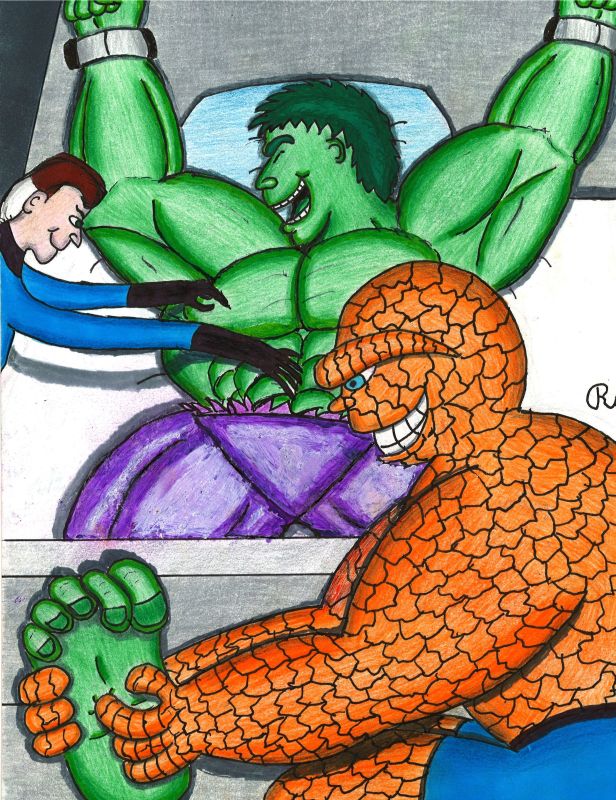 Hulk Tickled