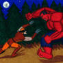 Wolverine Vs Red Hulk