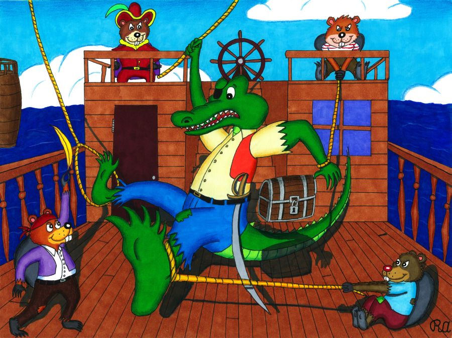 Tickle Beaver Pirates and the Unfortunate Gator