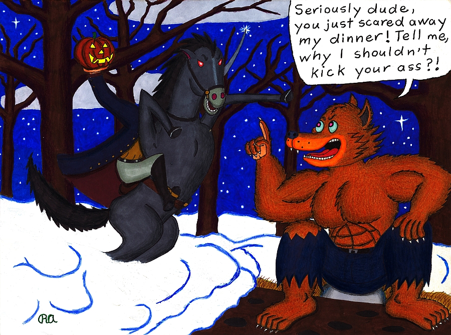 The Werewolf and Headless Horseman