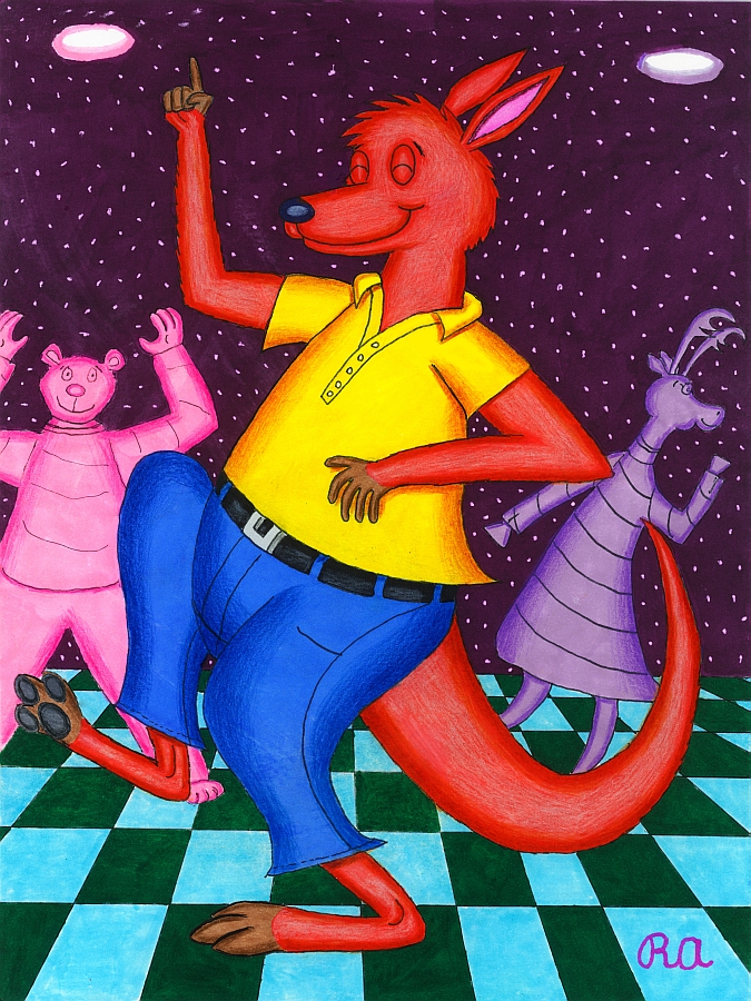 Roo Dancing at the Club