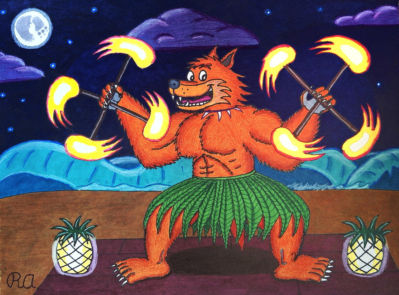 Werewolf Fire Dance