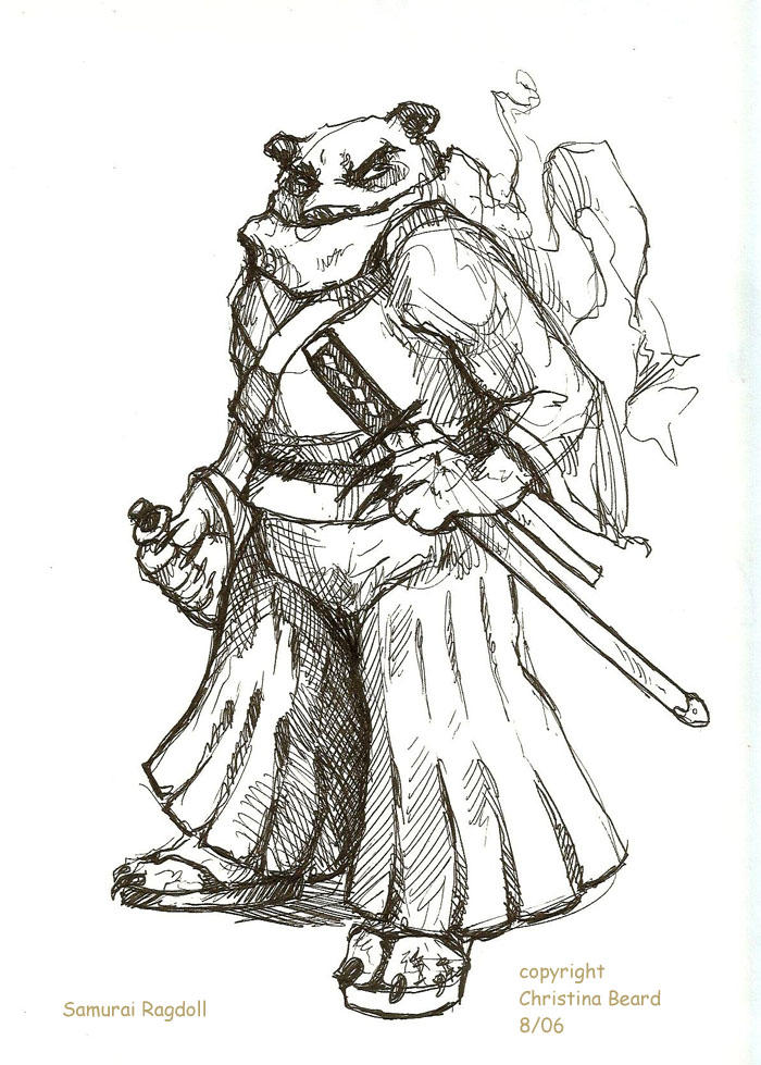 Samurai Ragdoll by scorpiofire on DeviantArt