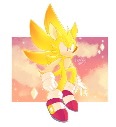 Super Sonic Render by ThatGiygasDoe on DeviantArt