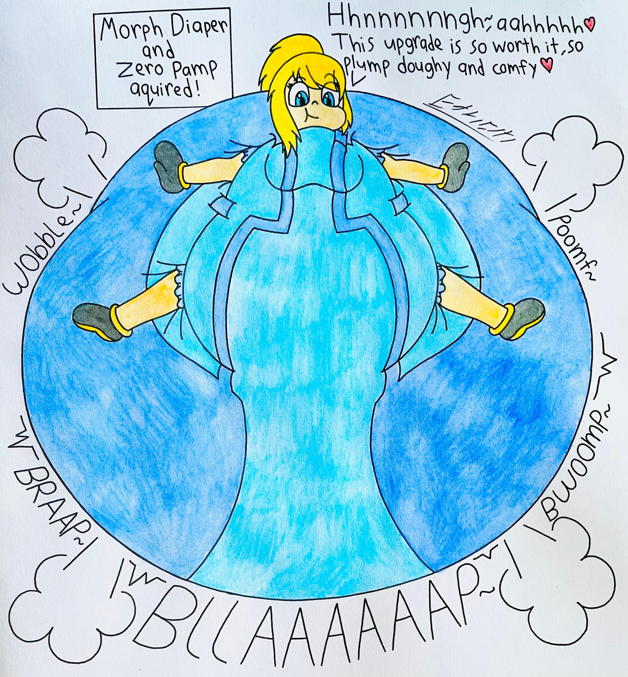 Daiper Inflation Samus Arans Poofy Diaper Upgrade by elf6588 on DeviantArt