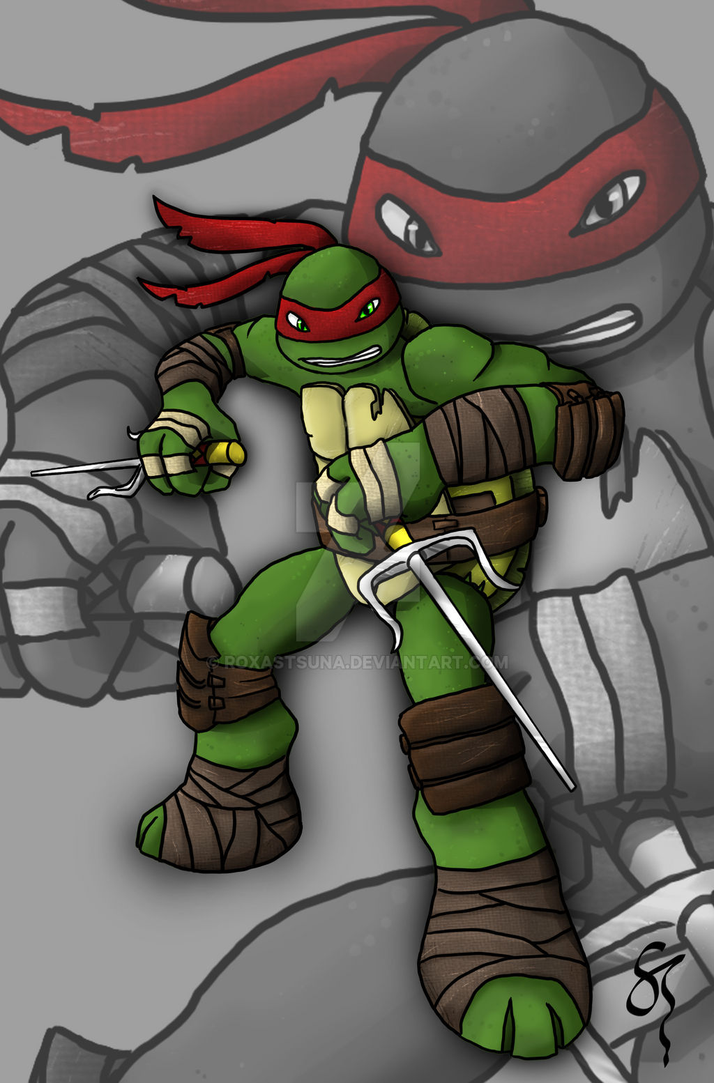 Raphael Ready For Battle by RoxasTsuna on DeviantArt