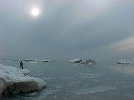 Ice on the lake