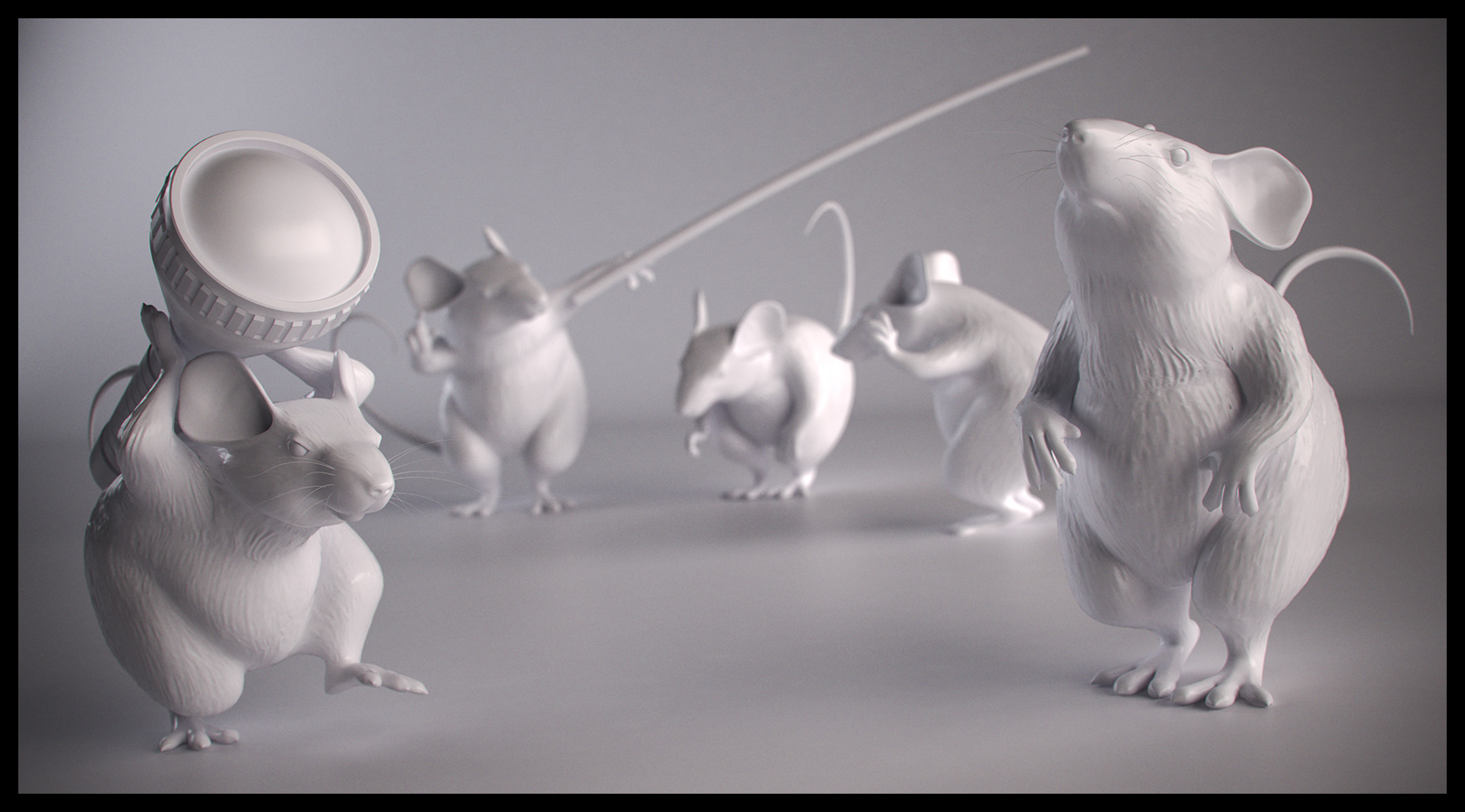 Mice - ZBrush