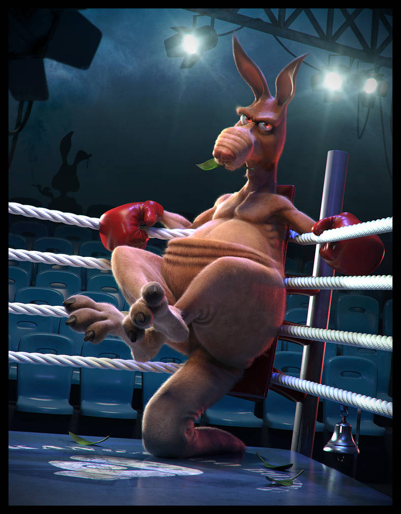 The Boxing Kangaroo by JoseAlvesSilva