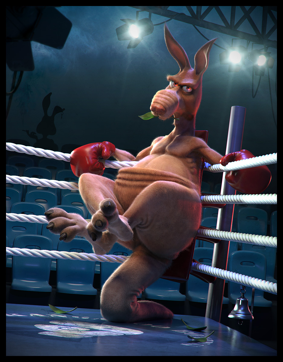 The Boxing Kangaroo by JoseAlvesSilva