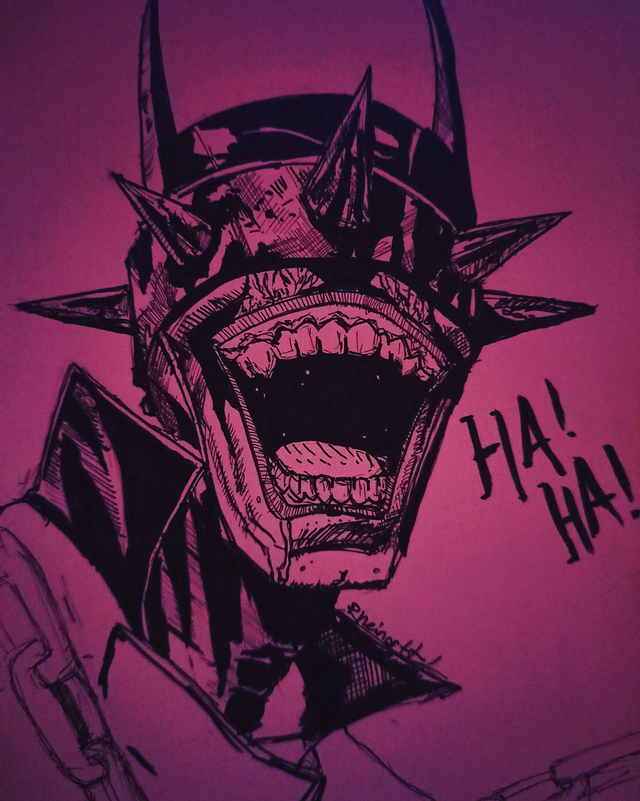 Laughs The Batman Who Laughs (Comic) by rheinmetall0 on DeviantArt