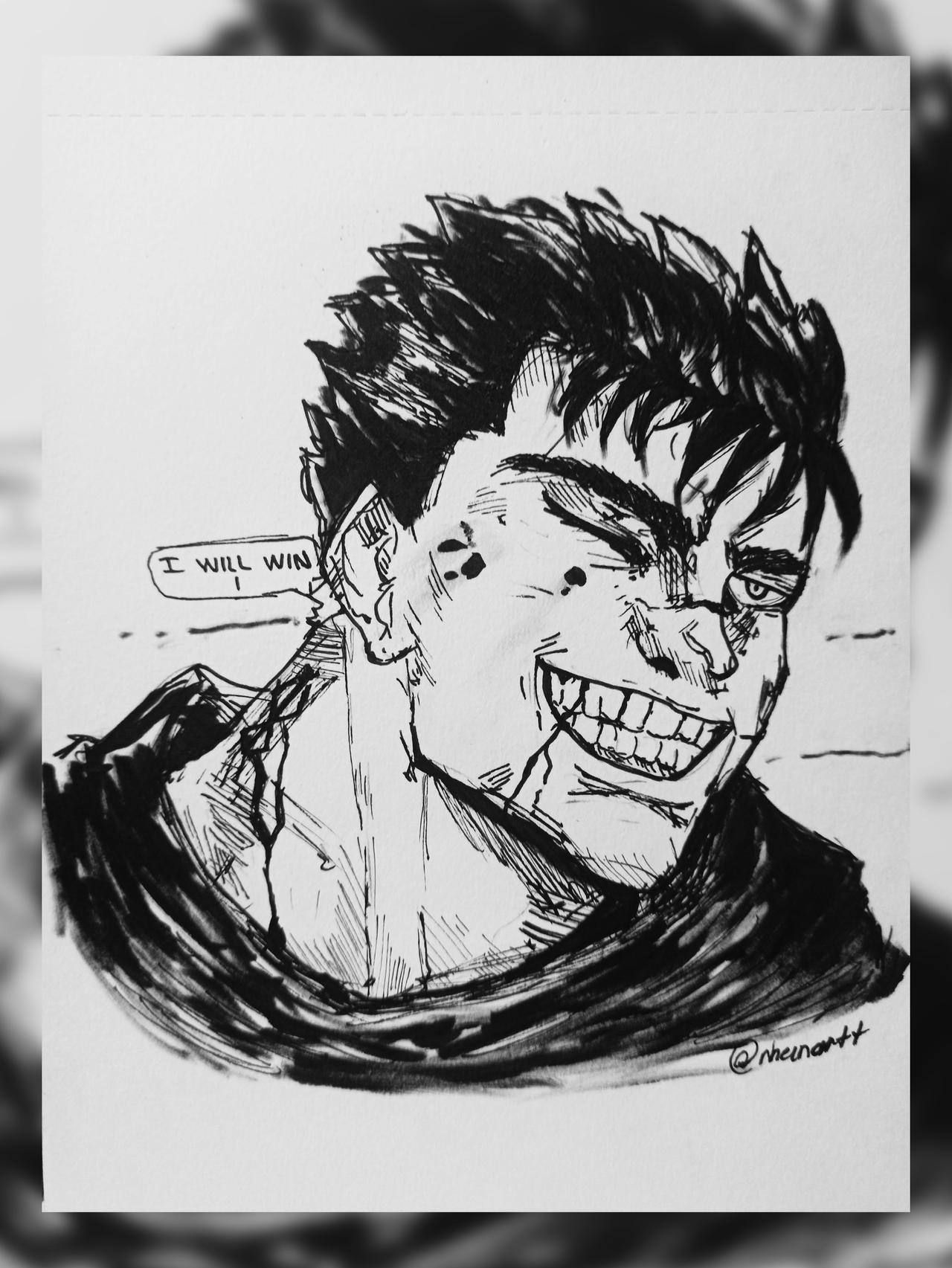Guts Writing Guts by rheinmetall0 on DeviantArt