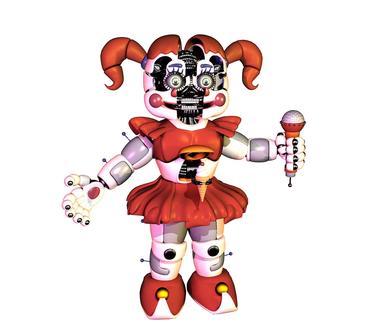 Circus Baby Open Face by earlrd on DeviantArt