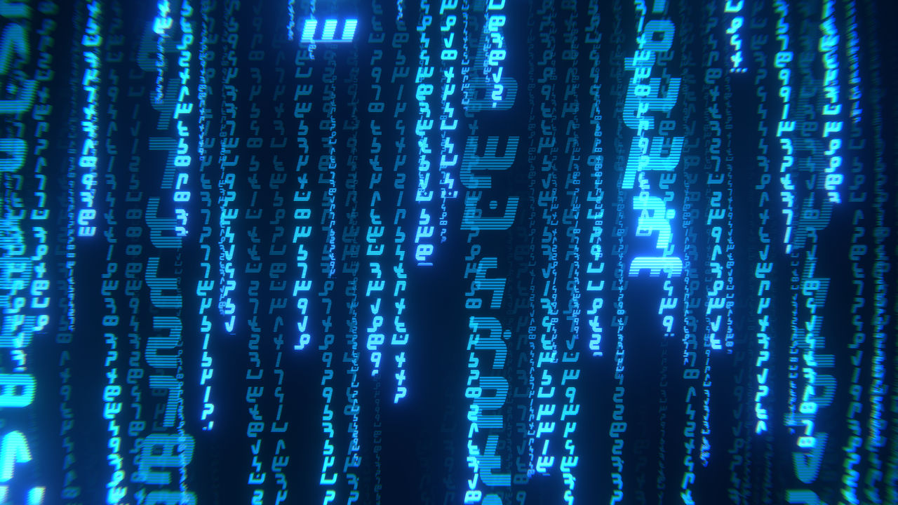 Matrix Code in Blue by Wuksoy on DeviantArt