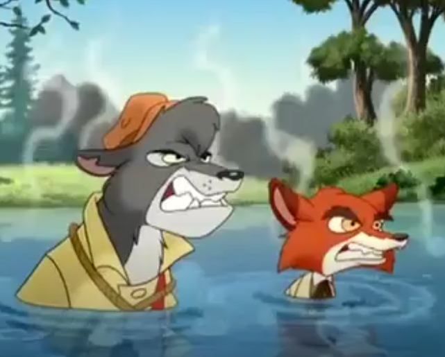 Brer Fox Sad Angry Brer Fox and Brer Wolf by jrender285 on DeviantArt