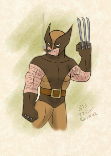 Warm-Up 0022: Wolverine (Brown Costume)