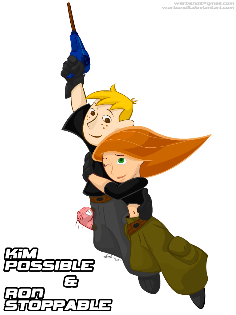 Kim Possible Ron Rapper Deviantart Kim and Ron by WarBandit on DeviantArt