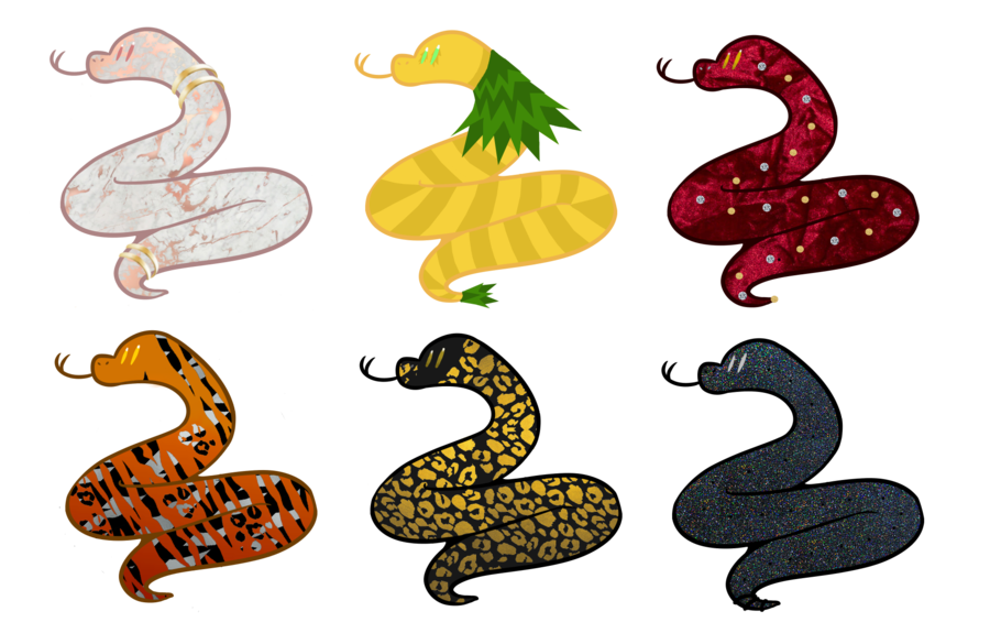 Slithry SLITHERY SNAKIES | OPEN 2/6 | 30 POINTS EACH by wyvern-adopts on DeviantArt