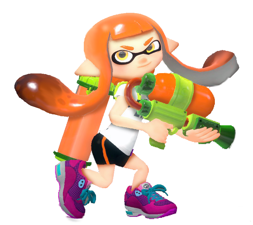 Splatoon Inkling Girl Render by Dannio25Inkling on DeviantArt