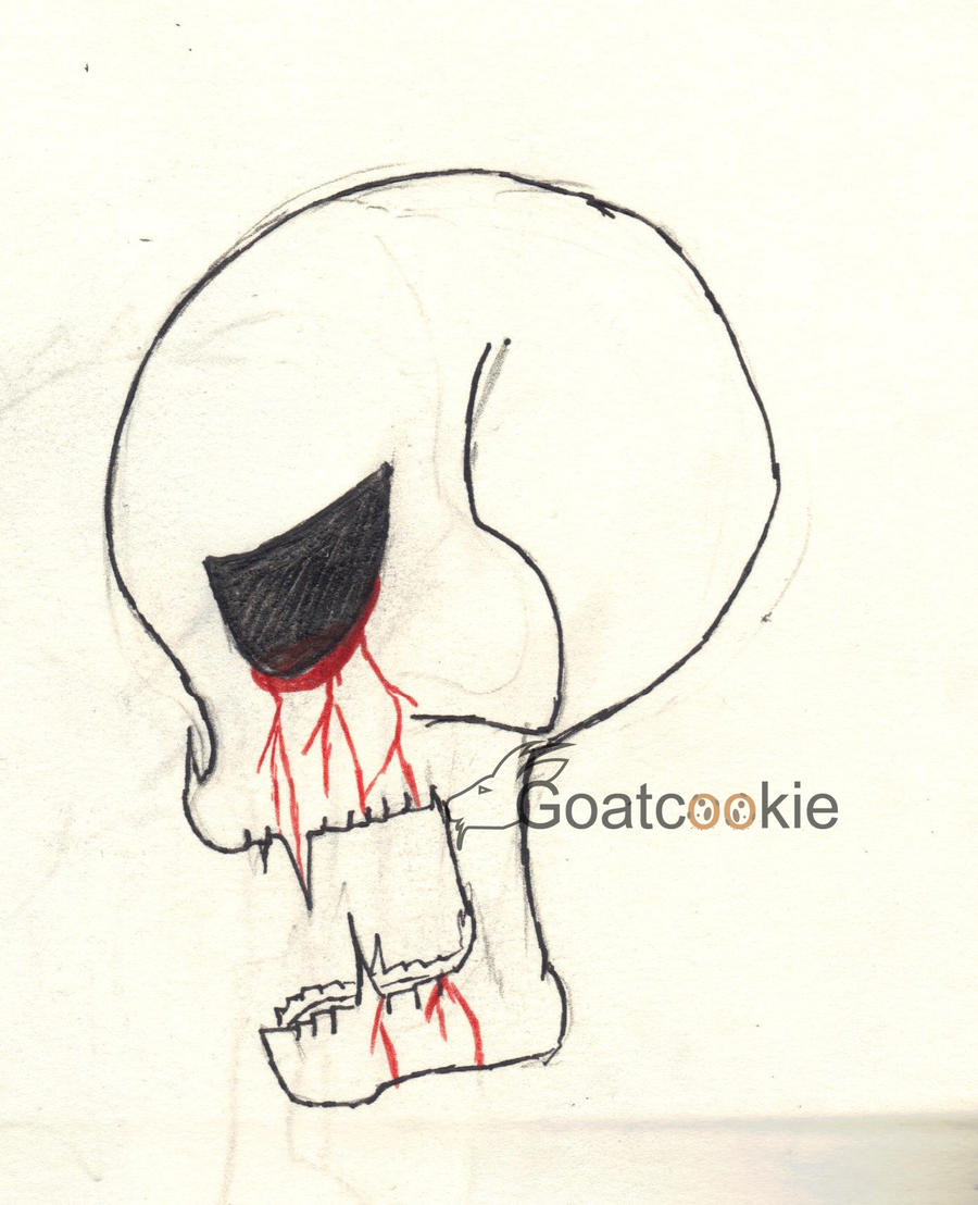 Crying Skull by Goatcookie on DeviantArt