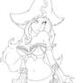 Miss Fortune line art